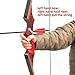 oubert 60 Inch Left Hand Black Hunter Recurve Bow 20-60 Lbs Archery Hunting Bow Wooden Riser Takedown Recurve Bow with Stringer Tool for Adults Target Practice (35LBS)