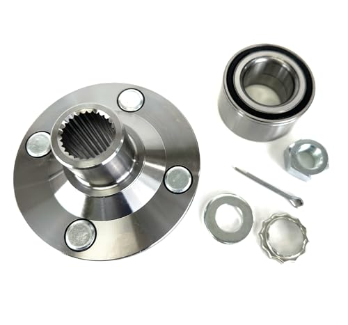 DTA Front Left or Right Wheel Hub and Bearing Kit Compatible with Club Car Carryall 1500, 1700, 295, XRT 1550, Replaces 103146204 and 102464301