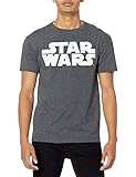 T-shirt à manches courtes et col rond avec logo Star Wars sur la poitrine.