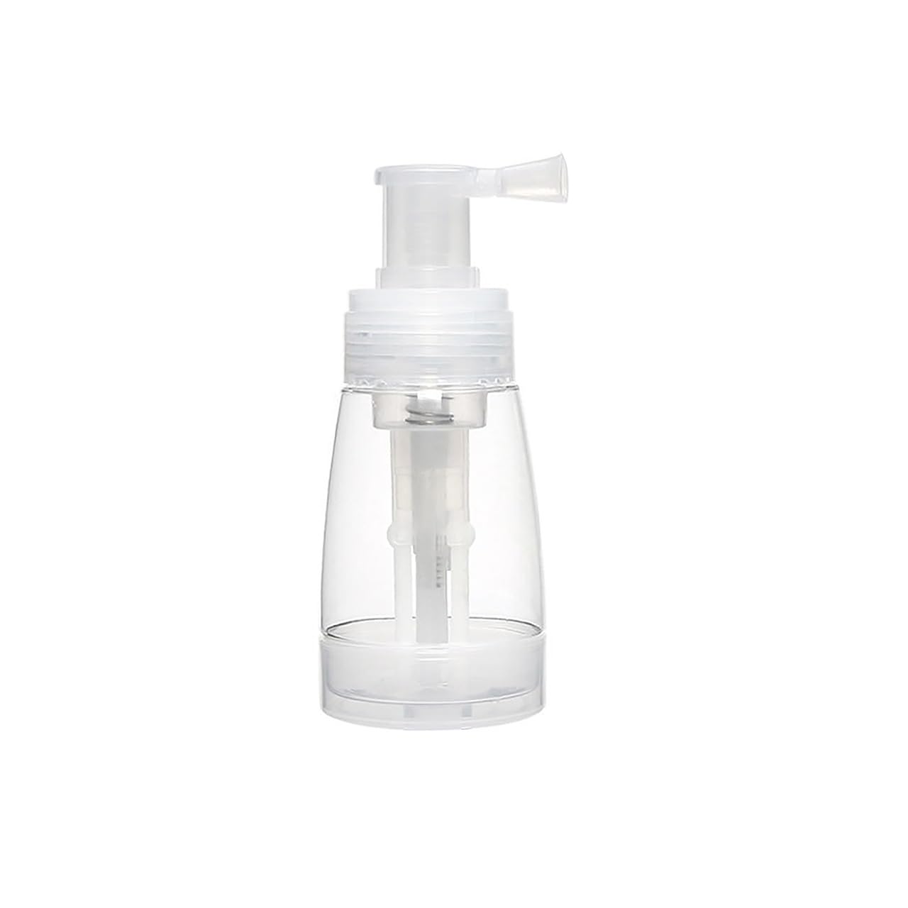 MEKLITRZ 180ml Powder Spray Bottle Portable Detachable Travel Spray Bottle Plastic Powder Sprayer Bottles Container,Application Refillable Talcum,Portable Pe Transparent Bottle