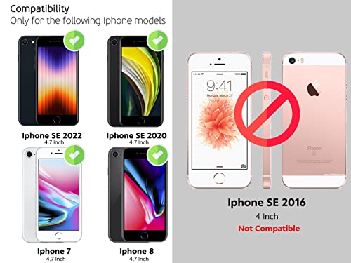 Verre Trempé iPhone SE Kit d'Installation Facile pour Protéger l'Écran - 5