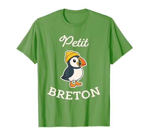 Petit Breton Macareux Mignon avec Bonnet T-Shirt