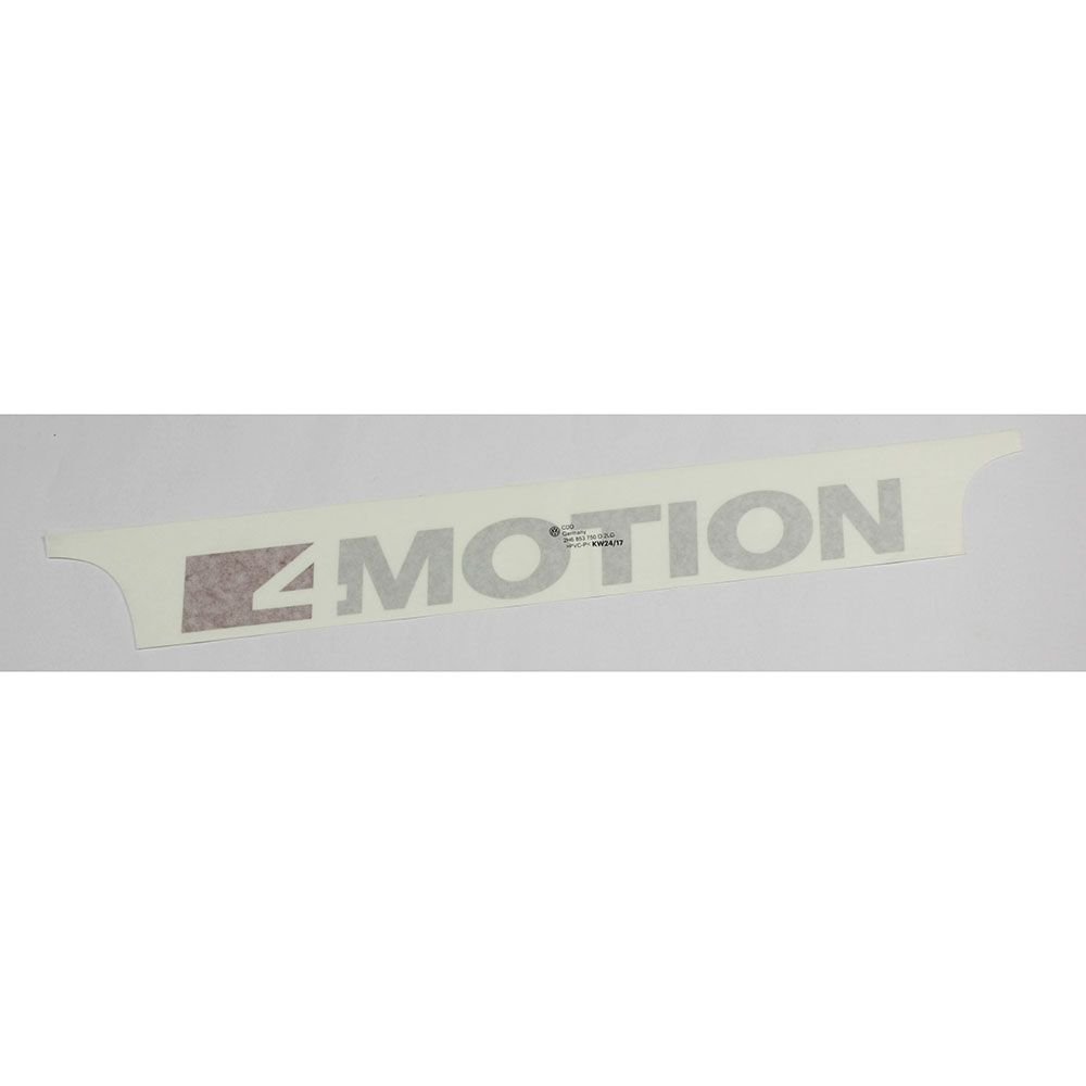 4Motion lettering foil tornado red reflective silver styling foil 
