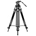 Produktbild Mantona Dolomit 1300 Videostativ, 188 cm (inkl. Fluid-Neiger mit Wasserwaage, Schnellwechselplatte, Schwenkgriff, Transporttasche) für DSLR und Videokamera, schwarz