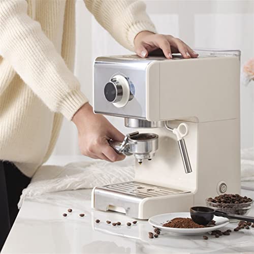 VVHUDA Espressomaschine, 20-Bar-Espressomaschine mit Milchaufschäumstab und kompaktem Design, professionelle Espresso-Kaffeemaschine für Cappuccino und Latte (Farbe: B) small Gift