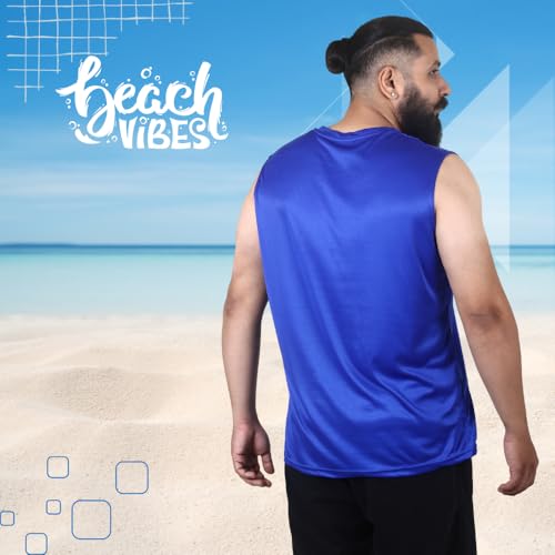 Image of Sleeveless T Shirts for Men - Gym Vest, Sando Tank Top Wear, Workout Baniyan, Stringers Inner Shirt, Bodybuilding Tshirts, Sports Tshirt Vests, Stylish Tanks Tops