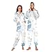 Yuiboo Snowy Kitten CuddleAdult One Piecing Pajamas Couples Costumes Hooded