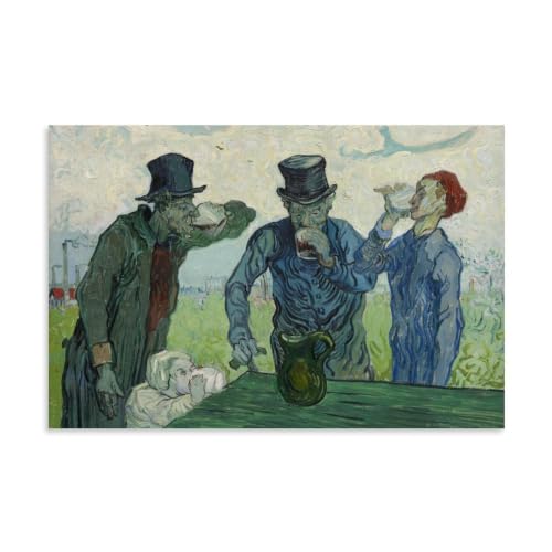 Póster de Vincent Van Gogh para renovar paredes vacías, lienzo moderno de 16 x 24 pulgadas