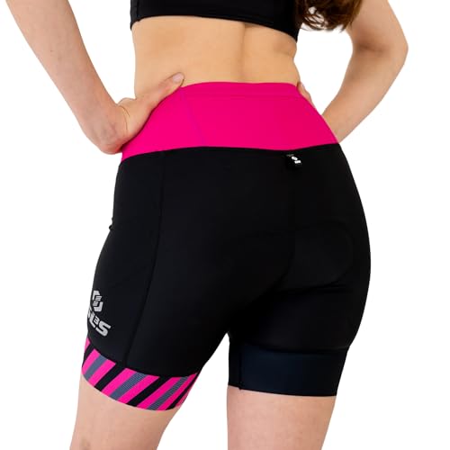SLS3 Triathlon Shorts Women - Super Comfy 6" Tri Shorts Women Triathalon Shorts - Slim Athletic Fit Womens Tri Shorts FRT3