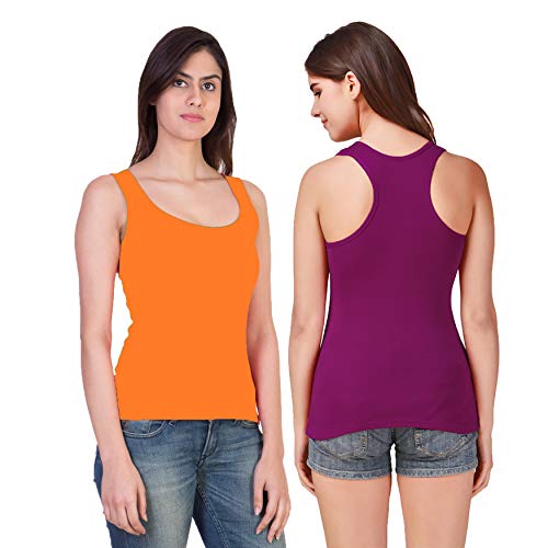 Image of Camisole Tank Top Vest Racerback Sando Camis for Women, Girls (Pack of 2)