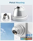 4COVR PoE CCTV Camera Systems with Monitor, 8 Channel 4K H.265 NVR with 2TB HDD, 6X Dome 5MP Security IP Camera IP67 Outdoor, 2 Way Audio & Color Night Vision, Person Vehicle Detection, ELY97KA5MU806 - Image 5