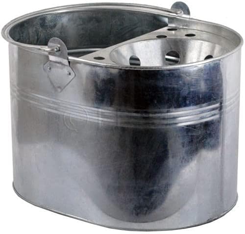 VTL® GALVANISED MOP BUCKET CLEANING STRONG HOME WITH HANDLE INDOOR/OUTDOOR HEAVY DUTY