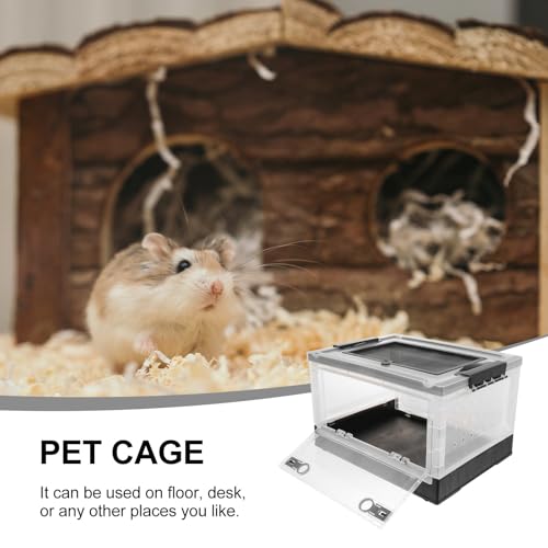 Cage pour petits animaux anti-projection avec aération - 8