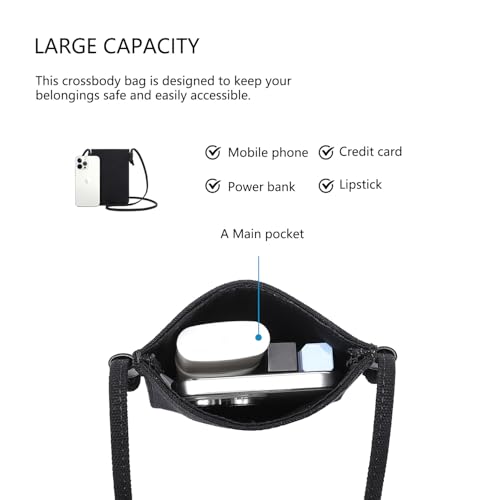 Small Crossbody Bag for Women Mini Cotton Canvas Crossbody Handbag4