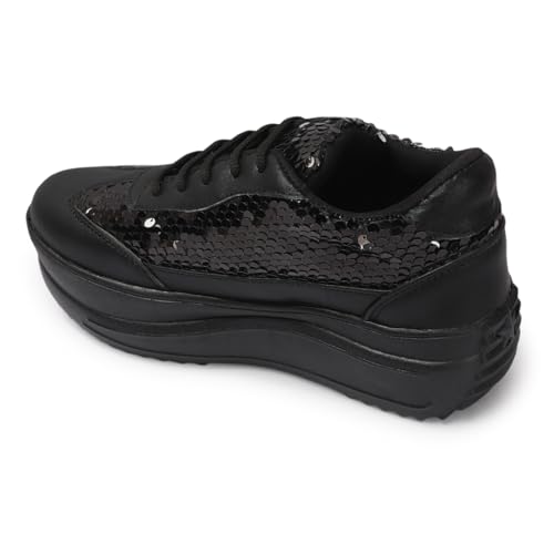 Image of Vendoz Women Party & Casual Glitter Wedding Bridal Sneakers