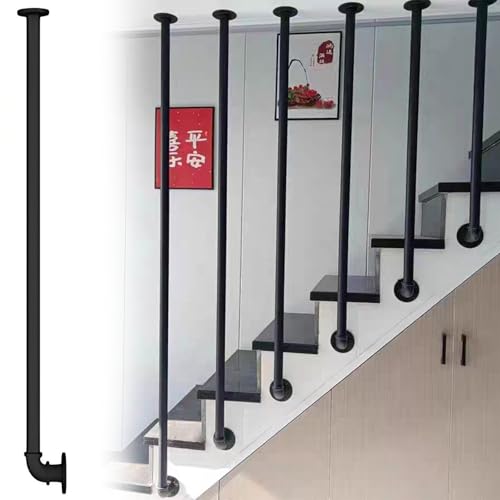 Balaustres de escalera de metal personalizables para renovar barandillas 2