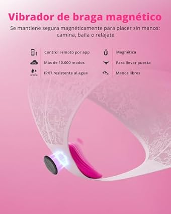 LOVENSE Ferri Mini Vibrador de Bragas Magnético con Control Remoto App, Bluetooth Vibrador a Distancia para Mujer, Patrones de Vibración Personalizados Ilimitados