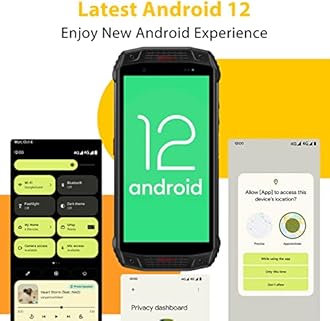 Ulefone Armor 15 Rugged Phone Unlocked, Built-in TWS Earbuds, 11GB+128GB, IP68/IP69K, 6600mAh Battery, 16MP+12MP+13MP Camera, Dual Loud Speakers Dual 4G, Octa-core, OTG, GPS, Black