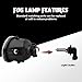 RP Remarkable Power, Fog Light for 2000-2006 Tundra (Not Fit Steel Front Bumper Models)/ 2001-2007 Sequoia with 9006 12V 51W Halogen bulbs and Wiring Harness& Switch Clear Lens Lamps Kit