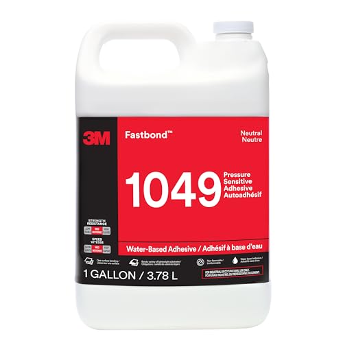 Image of 3M Fastbond Pressure Sensitive Adhesive 1049, Neutral, 1 Gallon
