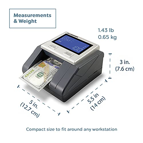 Accubanker D585 Multi-Scanix Counterfeit Currency Detector, Multi-Orientation Feeding System, Banknote Verification, Multi-Currency Detection (Usd, Eur, Gbp), Visual And Audible Alerts #TOP2