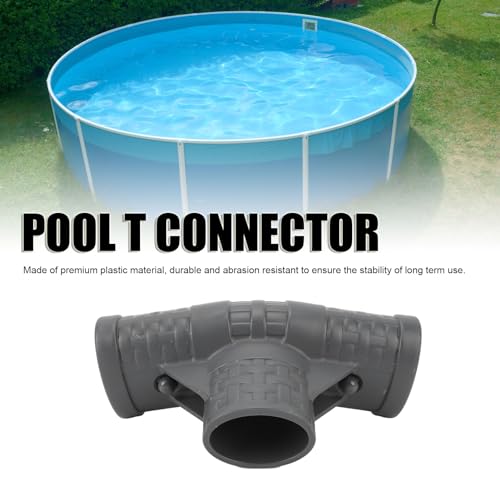 Denash Pool T Connector, Premium Plastic Oval Replacement Joint Frame Connector, Abrasion Resistant, Simple Installation - Image 2