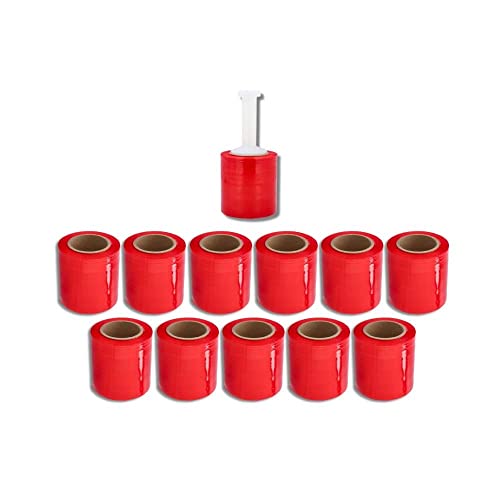 Fonte d'ordinateur Rouge Jauge de film étirable d'emballage 12,7 cm X 80 X 1000 Pieds 12 rouleaux/Coque Cover