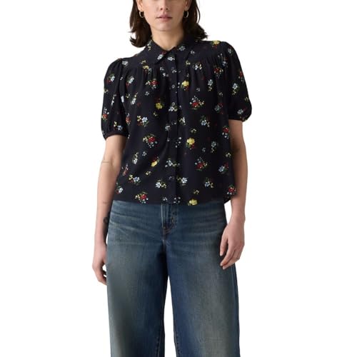 Image of Levi's Womens Lea Short Sleeve Slim Blouse