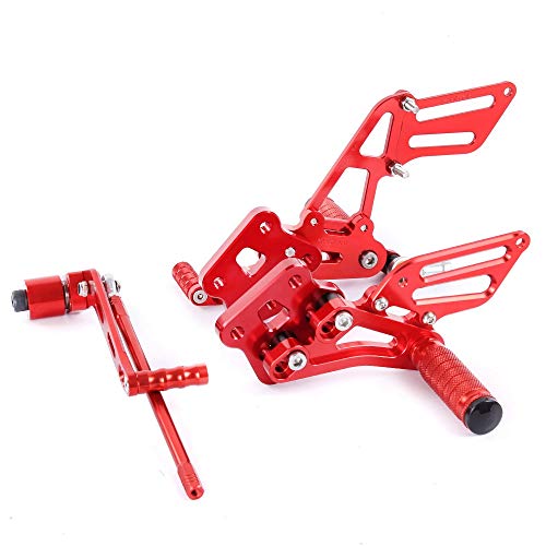 Repose-pieds pilote arrière moto réglables pour GSXR600 GSXR750 K6 K7 K9