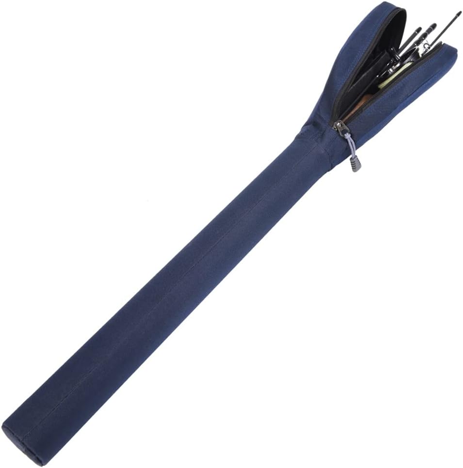 Portable Fishing Rod Box Fly Reel Storage Tube Oxford Bag Accessories