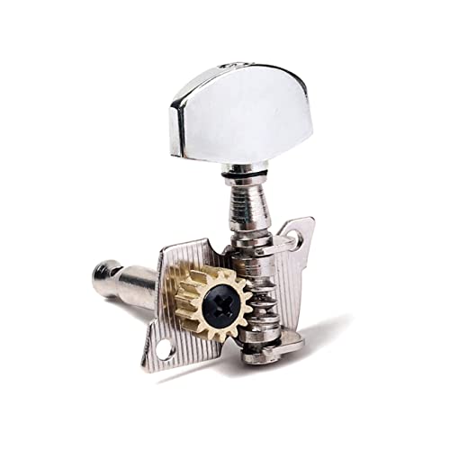 SUPVOX Ukulele Tuning Pegs Nickel Surface Machine Heads for String Guitars Right Left Durable Replacement Tuner for Ukulele Guitar Accessories