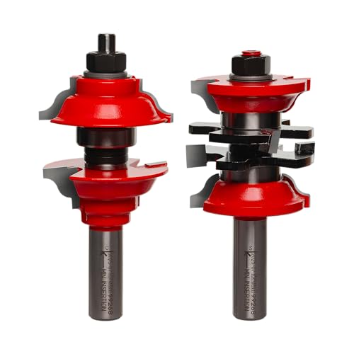 Freud 99-268: 1-7/8" (dia.) Entry & Interior Door Router Bit System with 1/2" shank, ogee profile