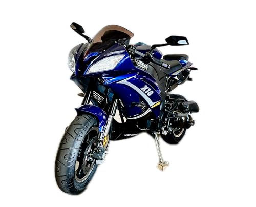 50cc Ninja Motorcycle | Venom x18 | 49cc Moped | Automatic RX1 | Scooter (Blue)