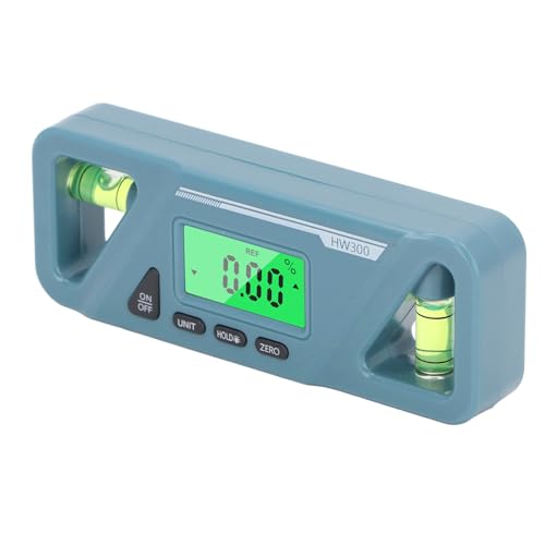 Inclinómetro digital portátil con base magnética y pantalla LCD miniatura 3
