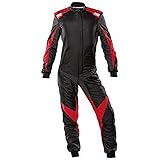 rennanzug kart kinder Rennanzug One Evo Schwarz/Rot, Größe 52 FIA 8856-2018