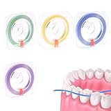 4 Bände Zahn Schleifpapier Zahnzwischenräume,Zahnschleifpapier,Zahnpolierstreifen für Zahnzwischenräume,Zahnschleifpapier für Zwischenräume für Zwischenräume(4mm x 6m)