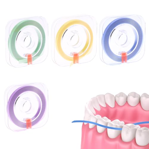 4 Bände Zahn Schleifpapier Zahnzwischenräume,Zahnschleifpapier,Zahnpolierstreifen für Zahnzwischenräume,Zahnschleifpapier für Zwischenräume für Zwischenräume(4mm x 6m)