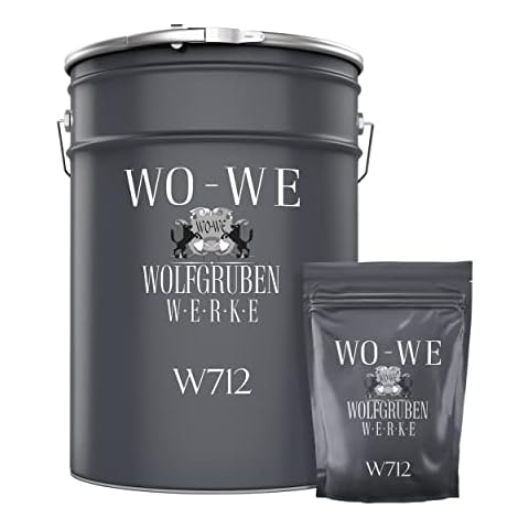 WO-WE 2K Fliesenlack Fliesenfarbe Wand und Bodenfliesen Anthrazit-Grau ähnl. RAL 7016-2,5Kg Cover