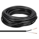 PATIKIL 50Ft 18/2 PVC Covered Wire, 300V SVT Round Lamp Cord Insulated Heat Resistant...