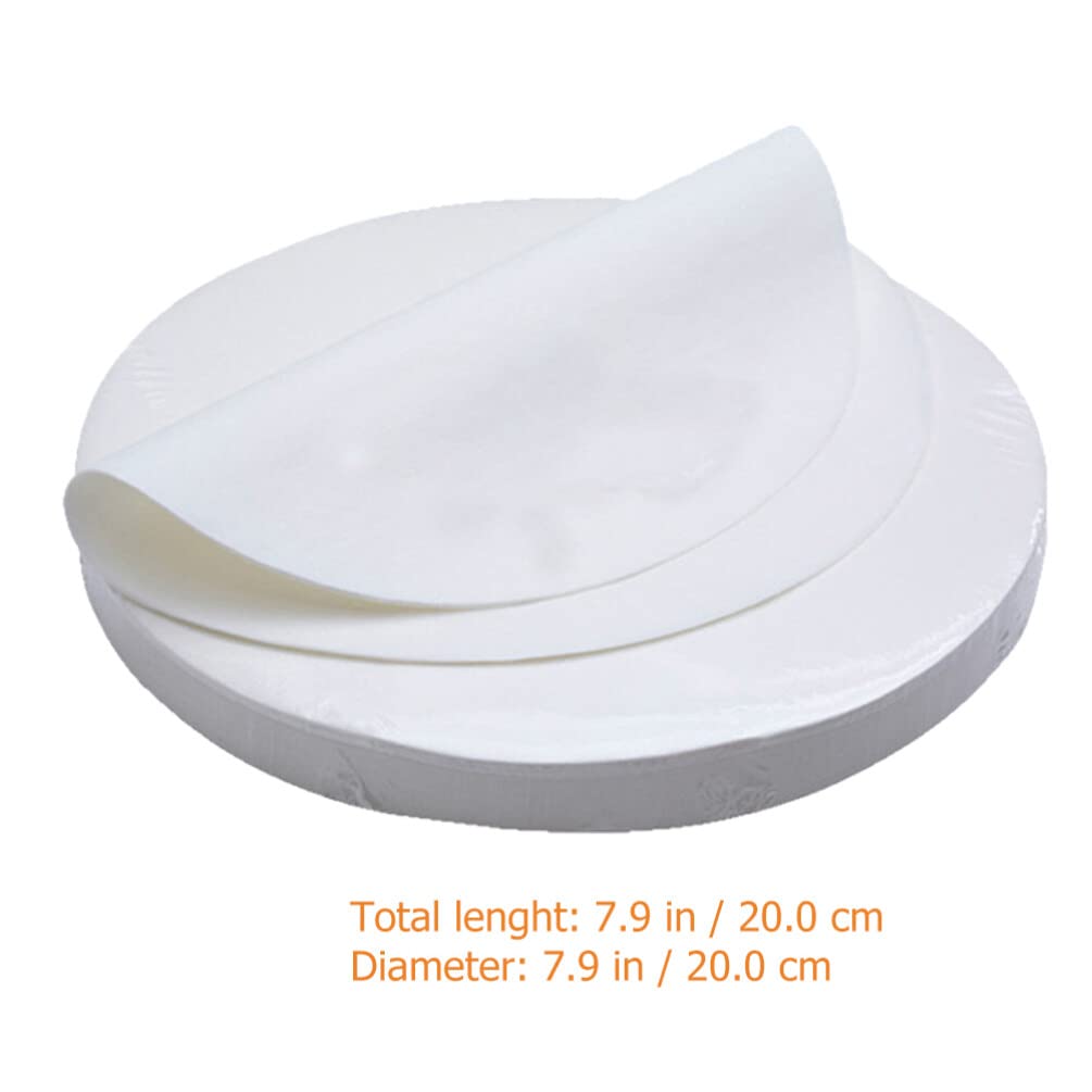 Feuilles de Papier Sulfurisé Rondes 15cm, 500 Feuilles pour Cuisson