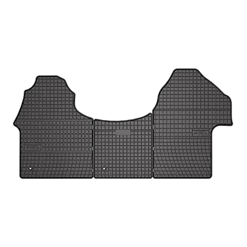 OMAC Gummi Fußmatten kompatibel mit Mercedes Sprinter W907 2018-2024 Automatten Schwarz 3X