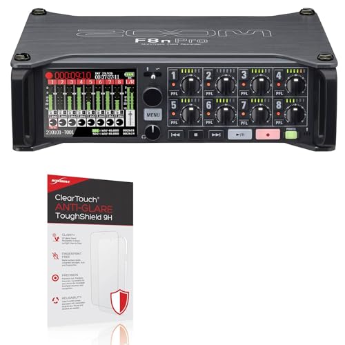 BoxWave Screen Protector Compatible with Zoom F8n Pro - ClearTouch Anti-Glare ToughShield 9H (2-Pack), Anti-Glare 9H Tough Flexible Film Screen Protector