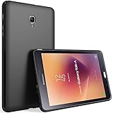 Puxicu Case for Galaxy Tab A 8.0 Case 2017 Old Model T380 T385, Slim Design Matte TPU Rubber Soft Skin Silicone Protective Cover for Samsung Galaxy Tab A 8.0 inch Tablet 2017 (SM-T380/T385) - Black