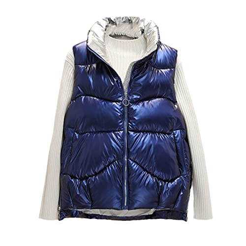 Veste en duvet de canard blanc sans manches chaude pour l'hiver