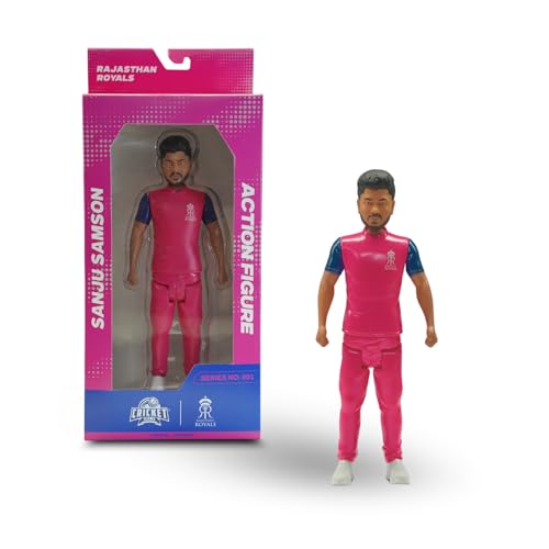 Image of Action Figure, 7 Inch Sanju Samson | IPL Edition, 360 Rotatable Head, For Fans & Collectors