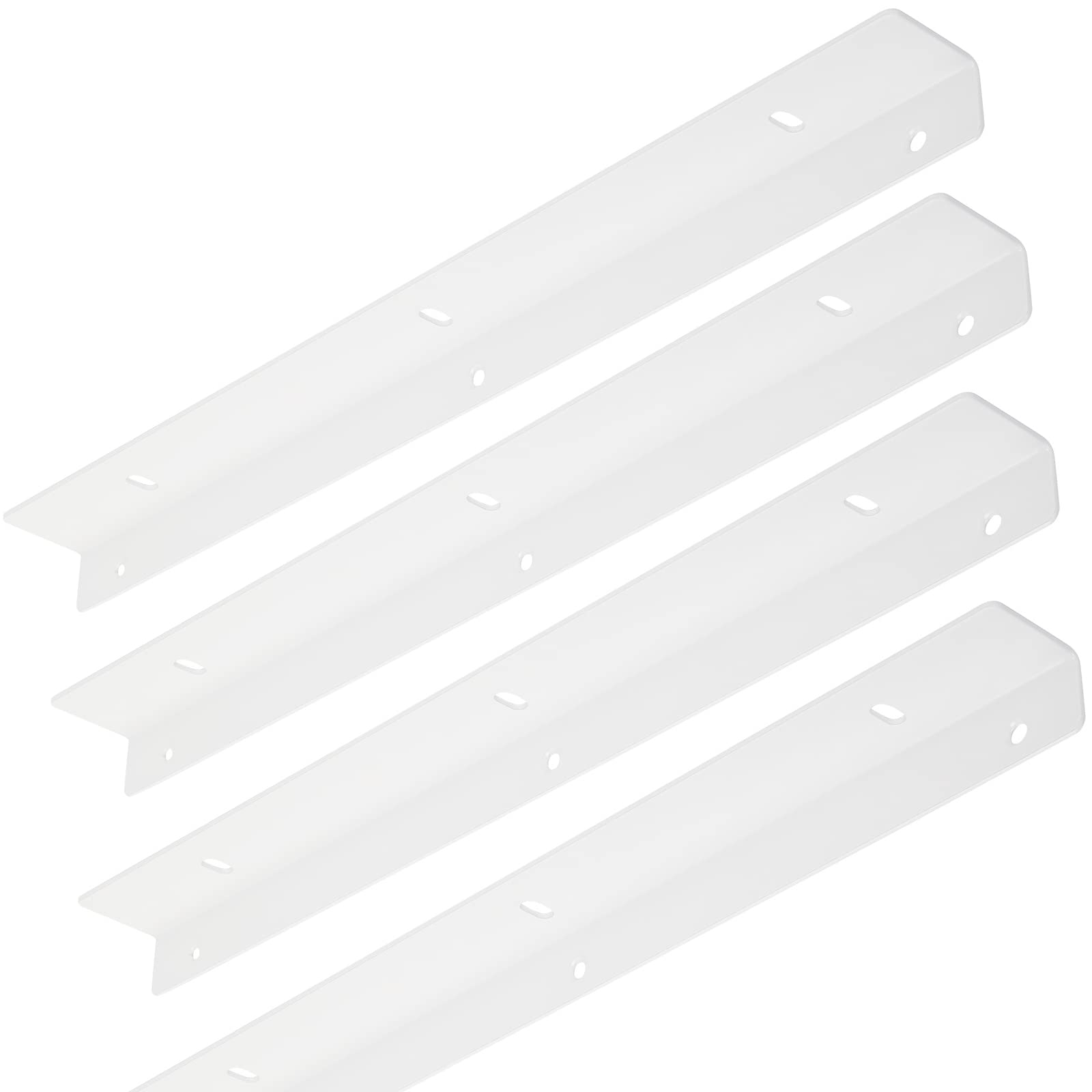 SOTECH 4 pezzi Staffa di Supporto 400 mm Bianco incluso Materiale