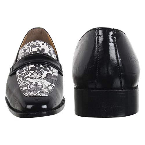 Image of LIBERTYZENO Mens Genuine Leather Tassel Loafer Slip On Dress Shoes