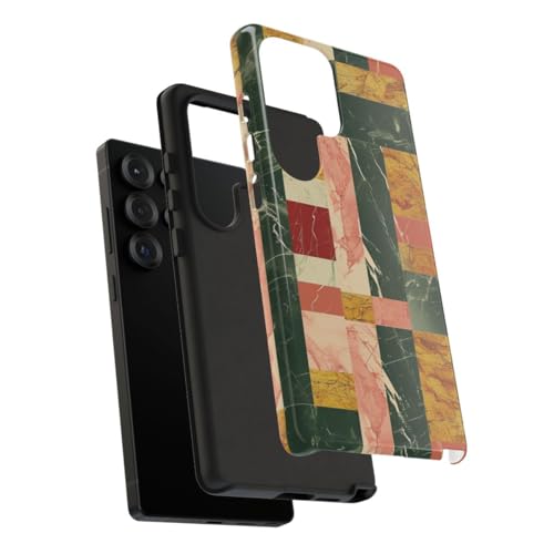 Coque Samsung S25 Ultra marbre rétro rigide brillante anti-rayures durable