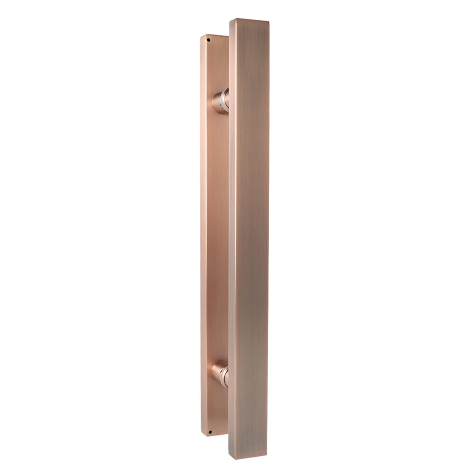 Adgcfkop Red Bronze Shower Door Handle, Door Handle Sliding Door Handle Pull Push,Stainless Steel Hardware Set With Install Fitting Industrial For Interior Exterior Sheds Bathroom(,40Cm/15.7In)