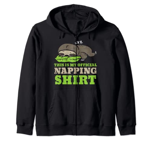 Sleeping Paresseux My Official Napping Shirt Cute Lazy Animal Sweat à Capuche